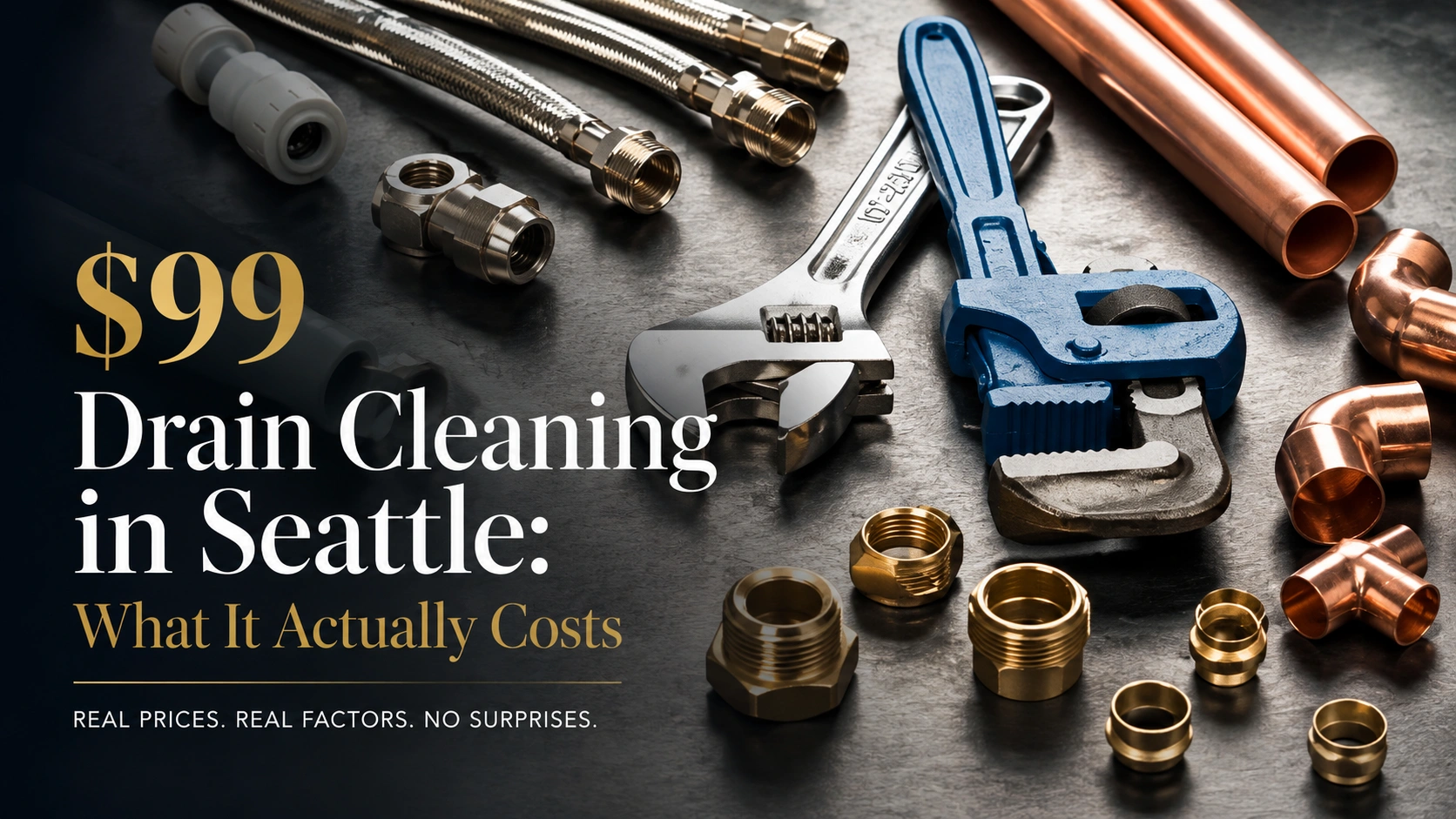 $99 drain cleaning in Seattle explained with real drain cleaning costs, pricing red flags, and what homeowners should know before booking service | The Drain Authority - Drain Cleaning Seattle
