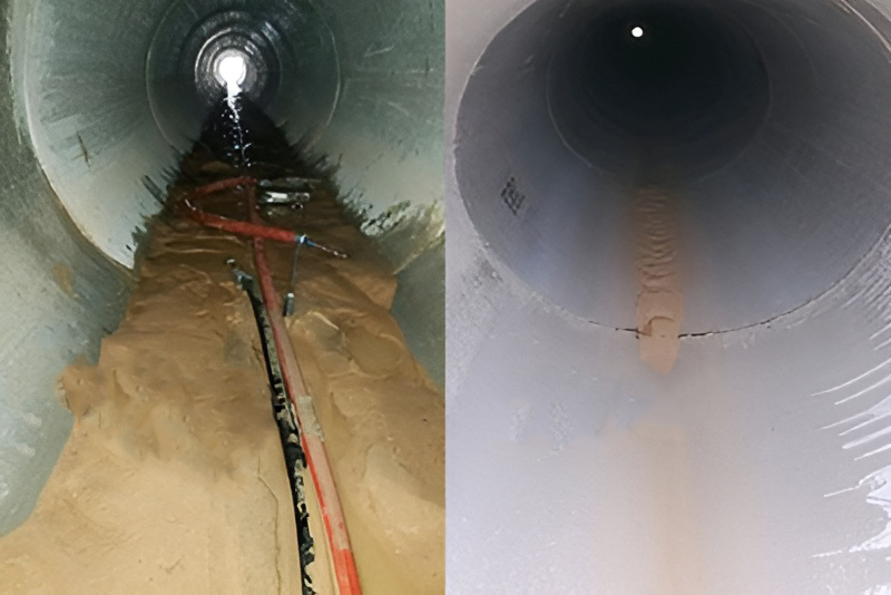 Commercial Drain Cleaning Seattle Before & After Pictures - The Drain Authority Washington