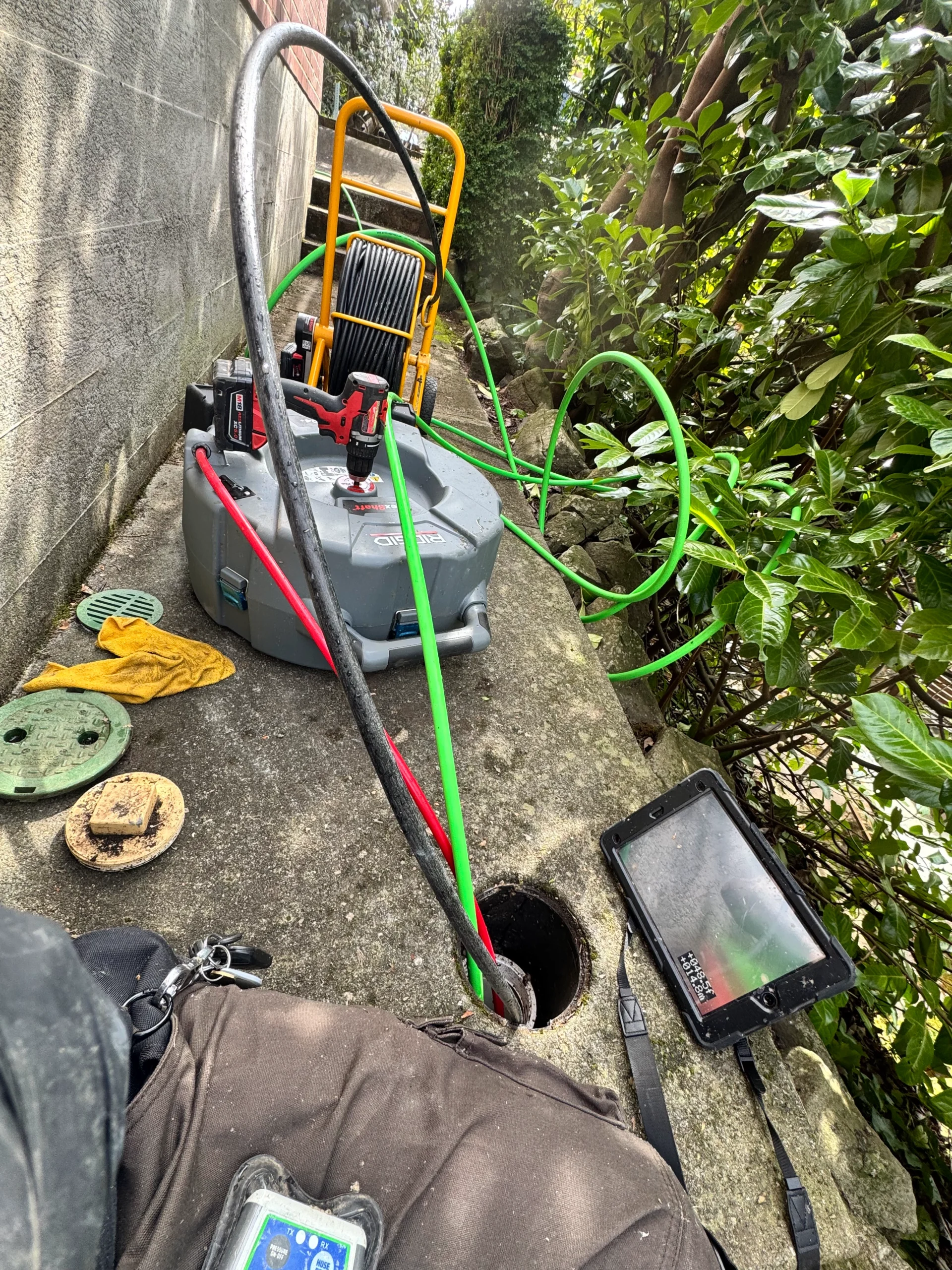 Sewer and drain cleaning in Seattle WA — professional rooter service restoring flow to clogged main drain line