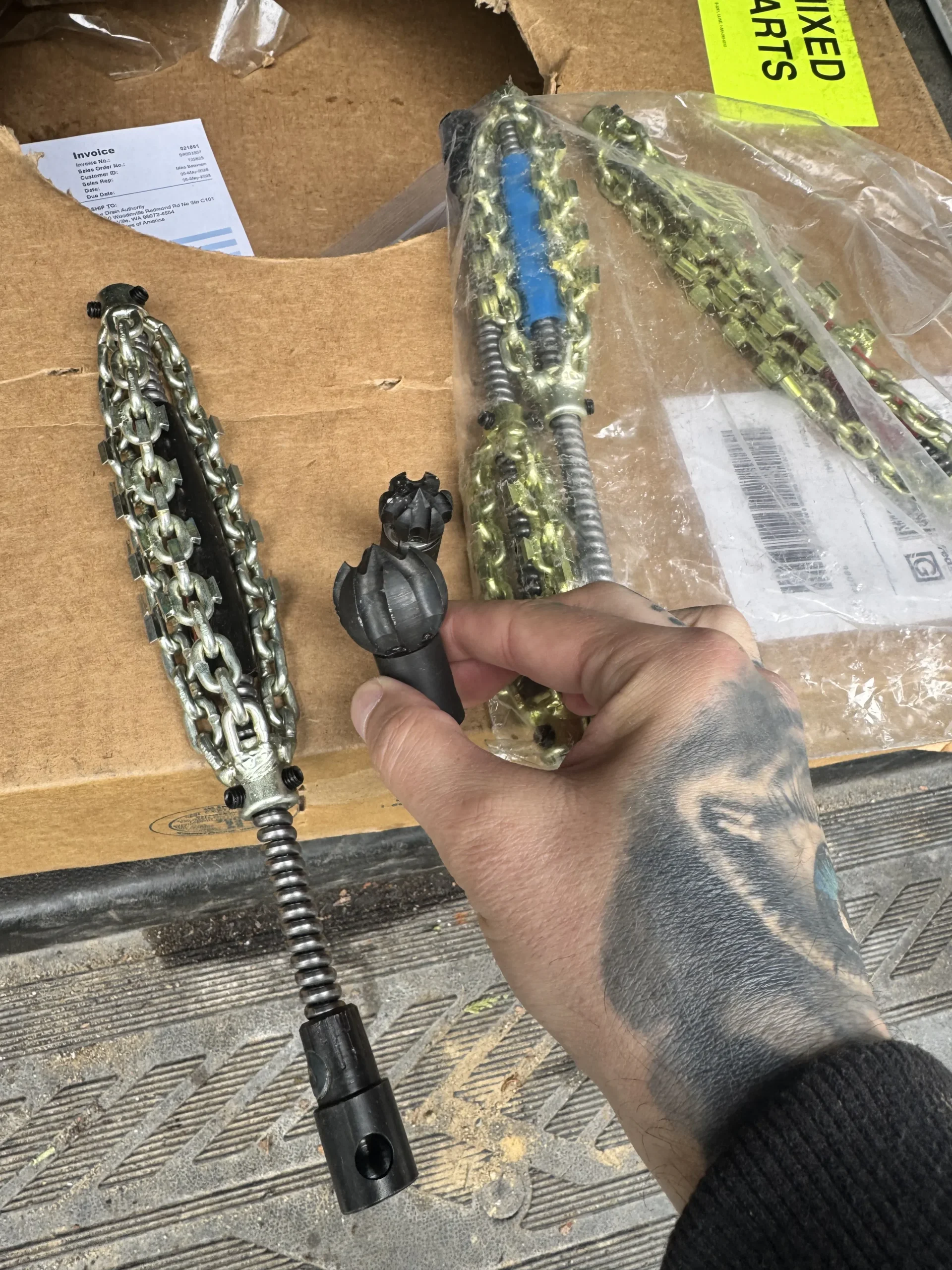 Restoring an older Ballard pipe with descaling instead of excavation